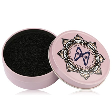 Maange Makeup Rengöringssvamp med Metal Box.