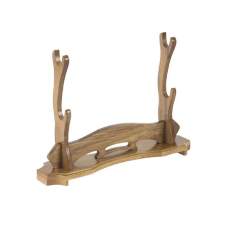 Træ Våben Display Stand Støtte Holder Fest Gave Tilbehør til Hjem Festival Ferie Fest Dekoration