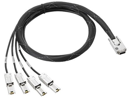 Hewlett Packard Enterprise HPE Fanout Cable - SAS ekstern kabel - 2 m