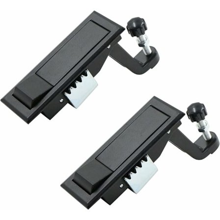 2 stk. Skapdør Lås Trykknapp - Elektrisk Flat Skap Møbel Håndtak Skap Låsbare Skuffer Skuff Camping Campingvogn Bobil Yacht Skip B