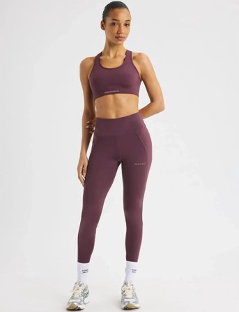 Röhnisch Flattering High Waist Tights - Burgundy - S