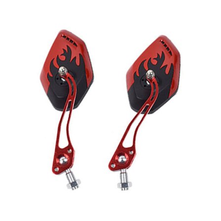 Motorcykel Backspegel Scooter Motocross Backspeglar Electrombile Back Side Convex Mirror