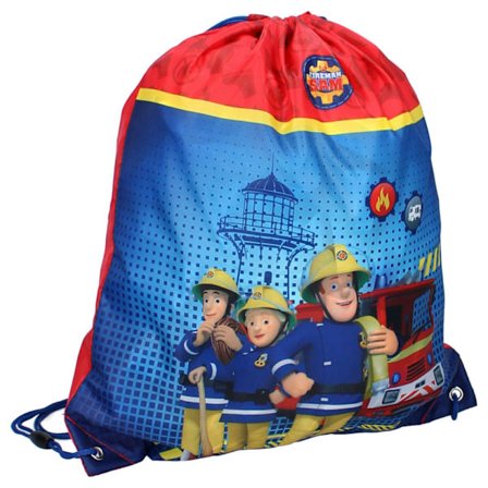 Fireman sam voimistelupussi 44 cm voimistelupussi