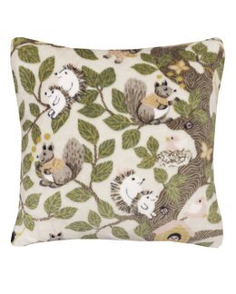 Kuddfodral Fleece Skogsliv 1-pack Beige - Baby & barn - Linea