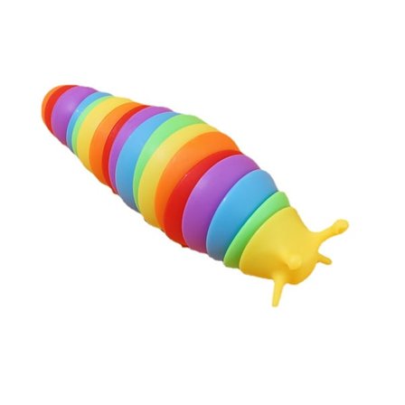Fidget Slug, 3D Leddet Slug Fidget Legetøj, Sensorisk Slug Legetøj, Fødselsdag