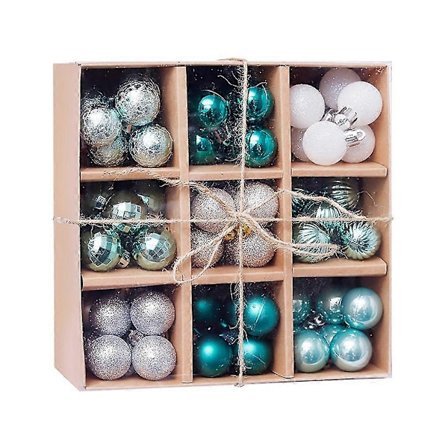 Julepynt 99 stk. julekugler festlige juletræspynt hængende ornamenter dekor nr. 4149