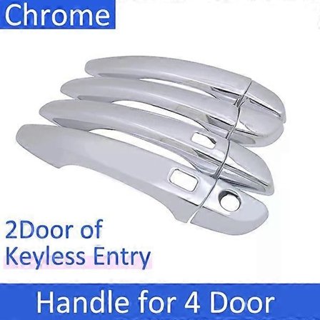 Til Citroen C5 Aircross C3 Aircross Berlingo Peugeot 208 2020 2021 2022 2023 Krom Dørhåndtag Dækning Biltilbehør Klistermærker