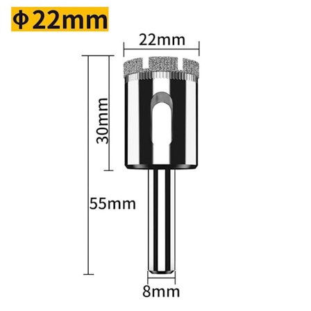 Hulsavbor Marmorbor 22MM