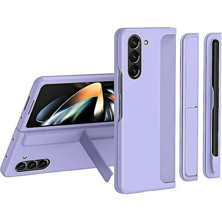Samsung Galaxy Z Fold 5 -kotelo S Pen -kynällä, vaihdettavalla S Pen -pidikkeellä ja jalustalla tukevalla langattomalla latauskotelolla Samsung Z Fold