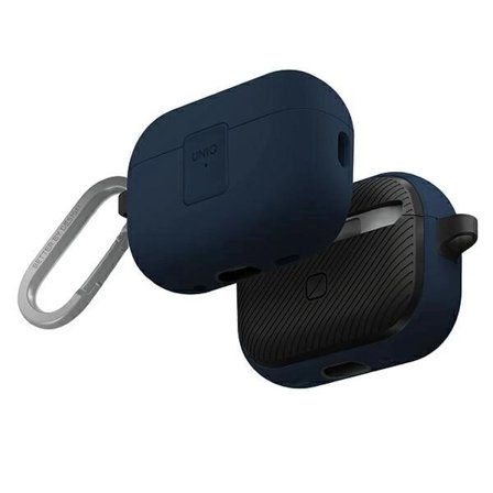 UNIQ Clyde Lock Case för AirPods Pro 2 (2022/2023) - blå-mörkgrå
