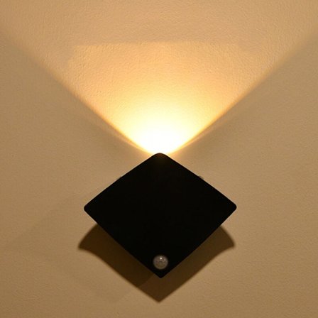 Modern LED-vägglampa Vattentät Vägglampa Inomhus Utomhus LED-vägglampa för Vardagsrum Sovrum Badrum Hall Trapphus Entré Veranda (batteridriven modell,