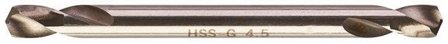 Milwaukee HSS G Metallborr dubbelsidig 4,5 mm, Maskintillbehör & förbrukning