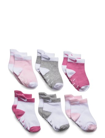Nike 6Q-6Pk Quarter Sock - Multi/patterned - 16/17
