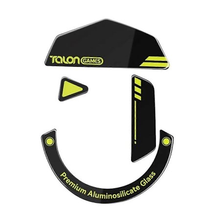 Glasmusfötter Kompatibla med G502 trådlös mus, rundad kant, glasskridskor