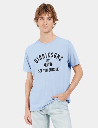 Didriksons Harald Usx T-Sh Col - Blue - XXL