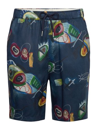 Scotch & Soda | Fave - Relaxed Fit Printed Tencel Bermuda Short | 31