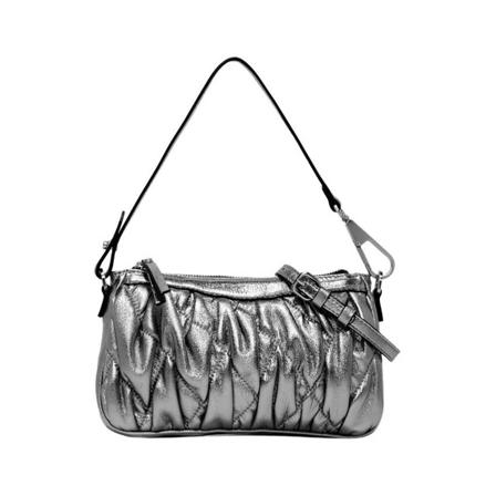 Gianni Chiarini, Leather BAG Grijs, Dames, Maat:ONE Size,leer