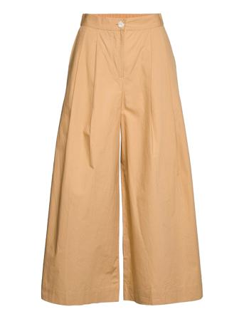 2Nd Iva Thinktwice Leveälahkeiset Housut Beige 2NDDAY