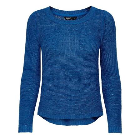 Only Round-neck Strik Blå, Dame Striktrøjer