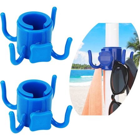 2 stk. - Parasol krog - Håndklædeholder - Hanger - Håndklædeholder spyd - Bea