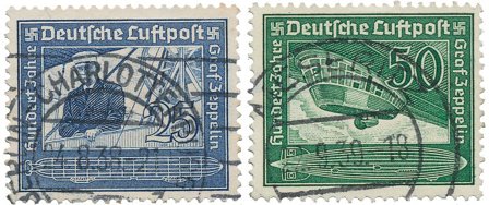 Tyske Rige 1938 - MICHEL 669-670 - Stemplet