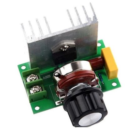 220V 4000W SCR Elektronisk Spenningsregulator Hastighetskontrollerkort Guvernør