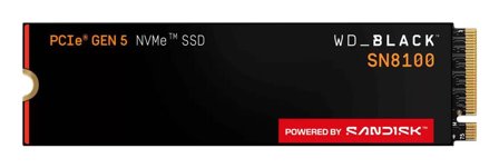 WD SSD BLACK SN8100 8TB NVMe M.2