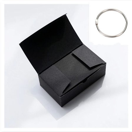 100 Ark Kartong Blank Kraft Papirkort Svarte Hvite Kort For Meldinger Notater DIY Håndverk Journal Ord Bokmerke Kort