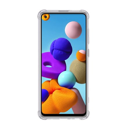 Stöttåligt Skal Samsung Galaxy A21s - Transparent