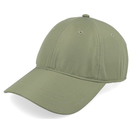 Lacoste - Grön unconstructed Keps - Casquette Khaki Dad Cap @ Hatstore