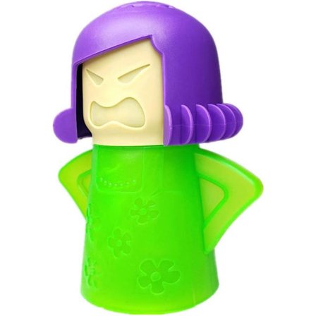 Angry Mom Mikroaaltouunin Höyrypuhdistaja, Angry Mom Mikroaaltouunin Puhdistaja, Lisää vain VIP-henkilöt ja vettä, puolita siivousaika (Vihreä)