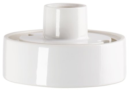 Ifö 55765-000-10 Armatursockel rak, IP44 Vit, Belysning