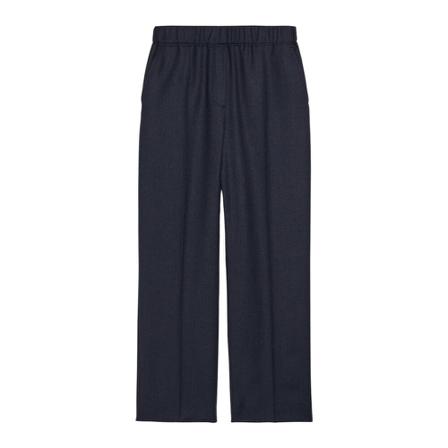 Max Mara Weekend, Cropped Trousers Blauw, Dames, Maat:S