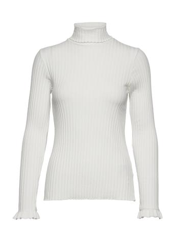 Laila Top Høyhalset Pologenser Hvit ODD MOLLY