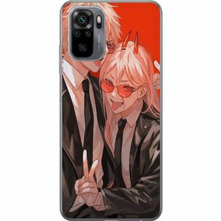 Xiaomi Redmi Note 10s Genomskinligt Skal Chainsaw Man