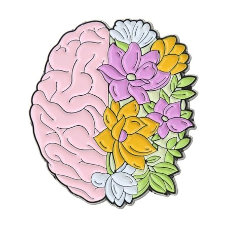 Hjerte Hjerne Broche Kropsorganer Emalje Pins Badges Anatomi Smykker Gave til børn