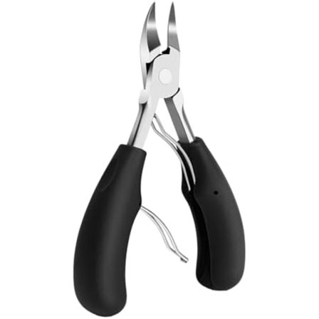 Negleklippere spesielt designet for eldre, egnet for tykke tånegler, med et langt håndtak (1 stk).