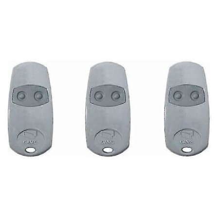 Sett med 3 CAME TOP432EE 2-kanals fjernkontroller, 433.92 Mhz radiofjernkontroll 3 stk Gave til