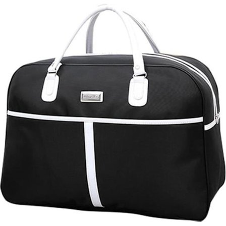 Oxford reiseveske for kvinner, stor kapasitet, svart