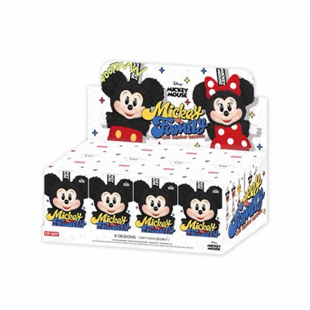 Mickey Mouse Familie Sød Sammen Serie Trendy Blind Box Legetøjsfigurer