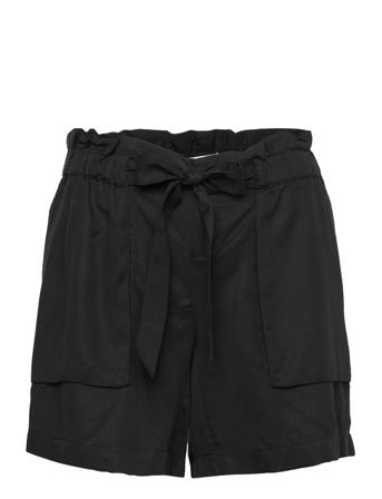 Mlnewbethune Woven Shorts A. Shorts Sweat Shorts Svart Mamalicious*Betinget Tilbud