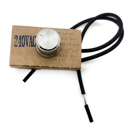 LED Vridströmbrytare Dimmer 120V/240VAC 300W Steglös Dimning för Lampor Ersättning