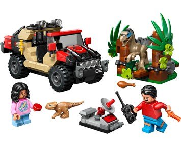 LEGO Jurassic World Terrängflykt med raptor 76972