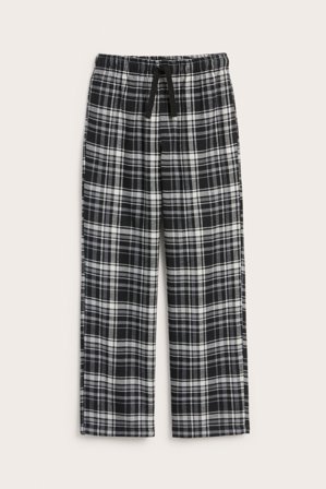 Kappahl | Pyjamasbukse i flanell Svart 134/140 | Svart