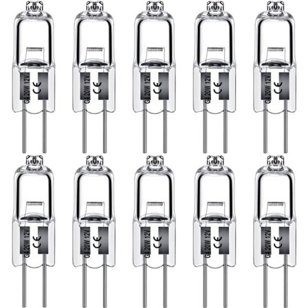 G4 Halogenlampor 20W 12V Varmvit, 10-pack