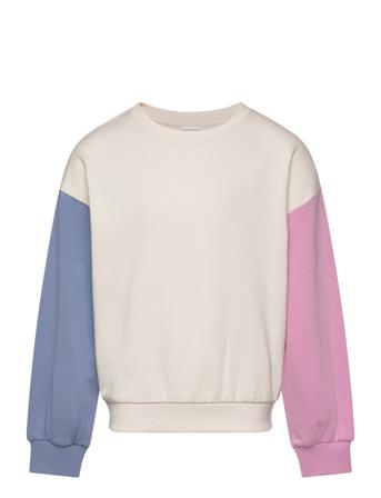 Nkfvisusan Ls Boxy Sweat Unb Patterned Name It