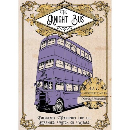 A3 Print - Harry Potter - The Knight Bus