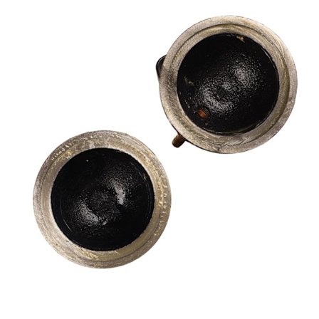 Magdeburg Hemisfærer Eksperiment Instrument Støbejern Fysisk Laboratorium Undervisningsapparat