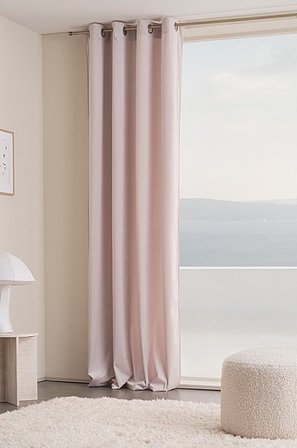 Jotex - Ösenvorhang Aus Samt 1-länge Purple - SAVANNAH - Kaufe Gardinen mit Ösen bei Jotex