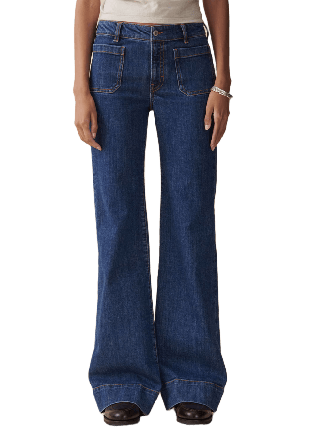 Jeanerica St Monica Low Jeans Dam Blå W27/L34